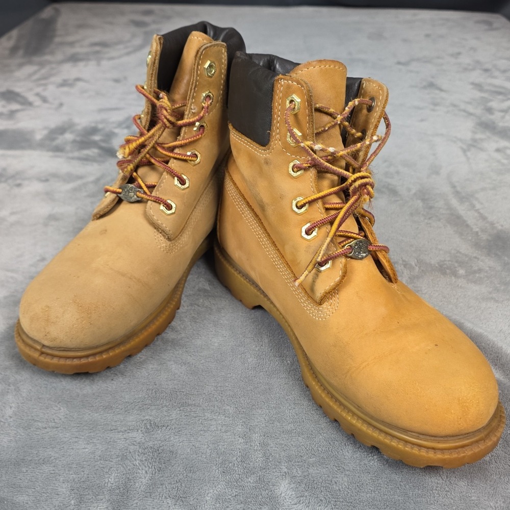 Timberland Original Classic 6-Inch Basic Waterproof Boots Nubuck Tan Men 7 M ... - Picture 8 of 9